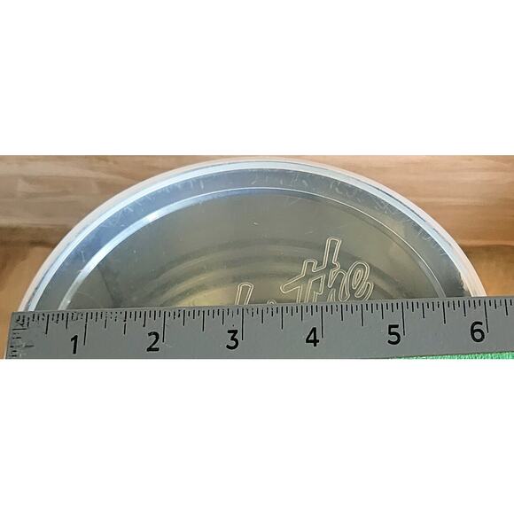 Vintage 7" Hills Brothers / Bros Coffee Can Red Atomic MCM Snowflakes W/ Lid - Picture 2 of 16